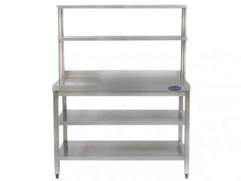 Masă din inox - Masa cu 2 nivele 850x1500x900 mm