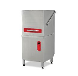 Mașini industriale de spălat vasele - Mașină spălat vase cupolă EMP.1000-F 70–60 coșuri/h 500x500