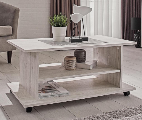 Mobilier pentru casă - Măsuţă cafea Ambianta Nova Alb Samoa