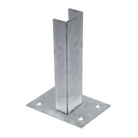 Utilaje și echipamente Horeca - Mobilier inox talpă pentru stâlp 60x40