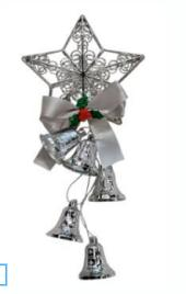 Casă și grădină - Ornament clopotel gold