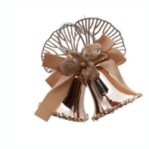 Casă și grădină - Ornament usa clopotei  gold rose