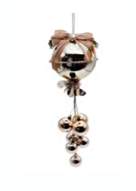 Casă și grădină - Ornament usa Globuri red