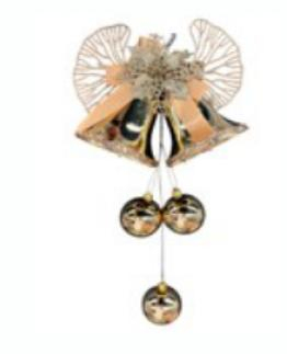 Casă și grădină - Ornamente usa clopotei silver