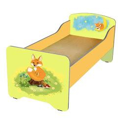 Paturi - Pat copii laturi rotunjite 1432x634x615 mm