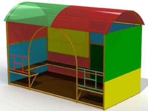 Детские площадки - Цветной павильон
