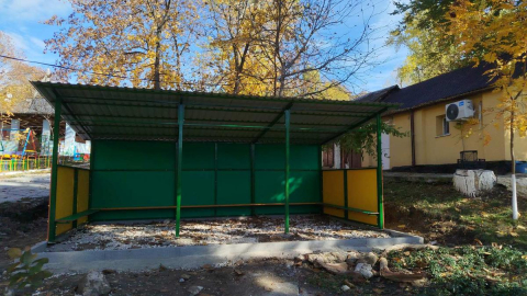 Детские площадки - Павильон из HDPE без пола