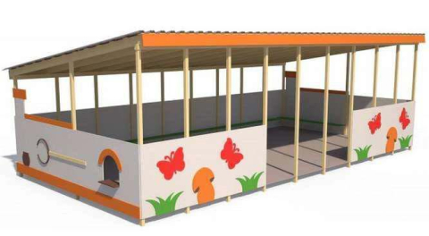 Детские площадки - Павильон Бабочка