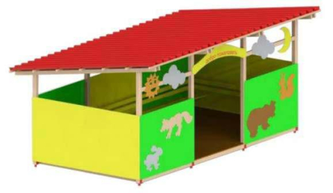 Детские площадки - Павильон Лунна