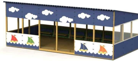 Детские площадки - Павильон Облачко