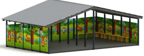 Детские площадки - Павильон Поляна