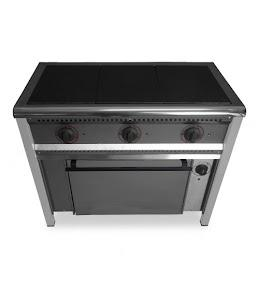 Электрические плиты - Электрическая плита с 3 конфорками и духовкой