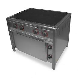 Электрические плиты - Электрическая плита с духовкой 4 конфорки 945x700x850