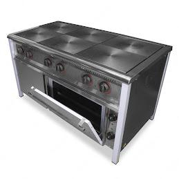 Электрические плиты - Электрическая плита с духовкой 6 конфорок 1370x700x850