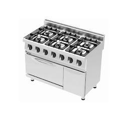 Plite electrice - Plită gaz 6 arzătoare 1200x700x900 44kW