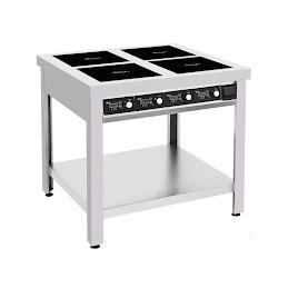 Электрические плиты - Индукционная плита 4 конфорки 14кВт