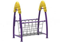 Trambulină - Pod din frânghii