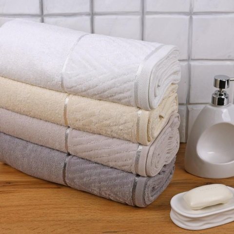 Textile de Casa - Prosop baie 70x140 cm, Bumbac, Diverse Culori