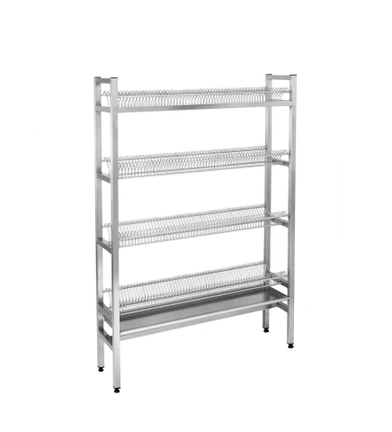 Стеллаж из нержавеющей стали - Стеллаж для сушки посуды 1400×330×1600(1735) ТМ