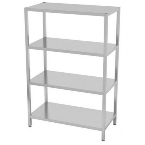 Стеллаж из нержавеющей стали - Нержавеющие полки с 4 полками 1100x500x1900