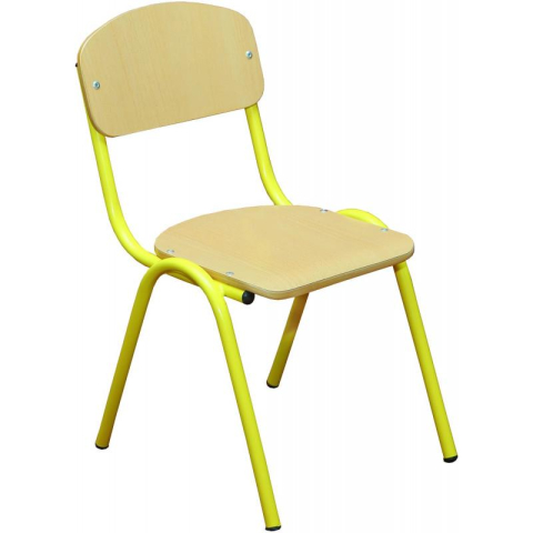 Стулья - Школьный стул ISO 5-6 лет лакированный