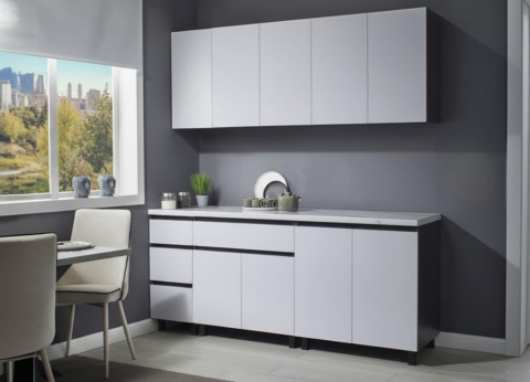 Set bucatarie - Set bucătărie Ambianta Astra 2 m Alb