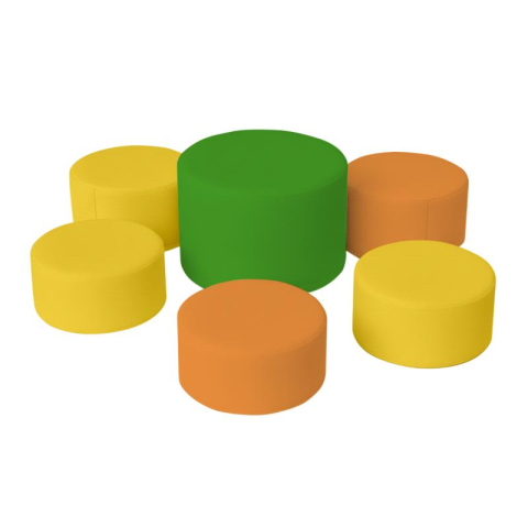 Jucării - Set de pufuri “Cilindre”