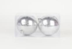 Casă și grădină -  Set globuri Silver 2 pcs 10cm