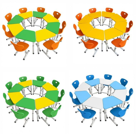 Set Masă și scaun - Set Masa Trapez cu scaun