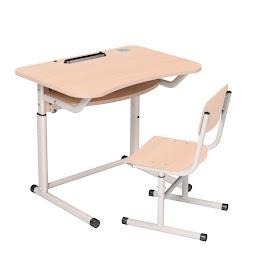 Set Masă și scaun - Set scolar 1 – Scaun școlar reglabil, cu carcasă pătratăTip scaun