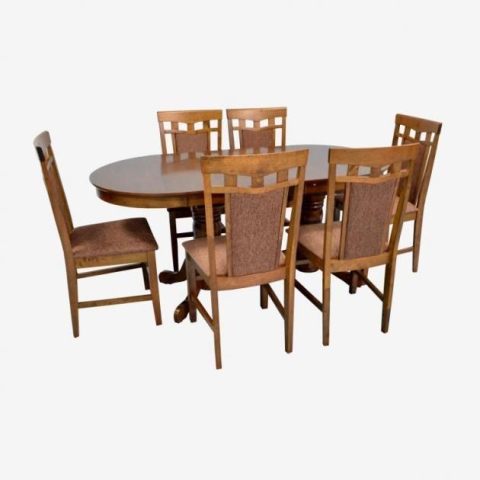 Mobilier pentru casă - Setul de masa si 6 scaune soft