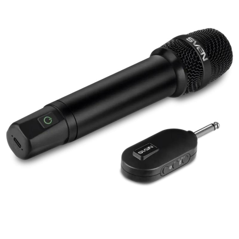 Gadgeturi - Sistem audio Karaoke Microphone Sven, Wireless, Negru 