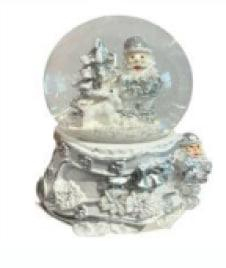 Дом и сад - Сувенир шар Елка и Дед Мороз (12 шт)