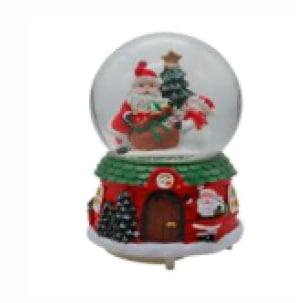 Дом и сад - Сувенир шар Елка и Дед Мороз (24 шт/кор)