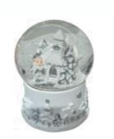 Дом и сад - Сувенир шар Елка и Дед Мороз