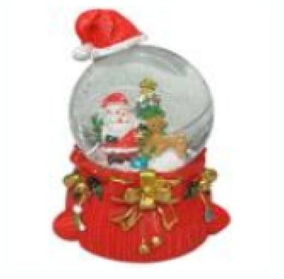 Дом и сад - Сувенир шар Елка и Дед Мороз