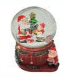 Дом и сад - Сувенир шар Елка и Дед Мороз