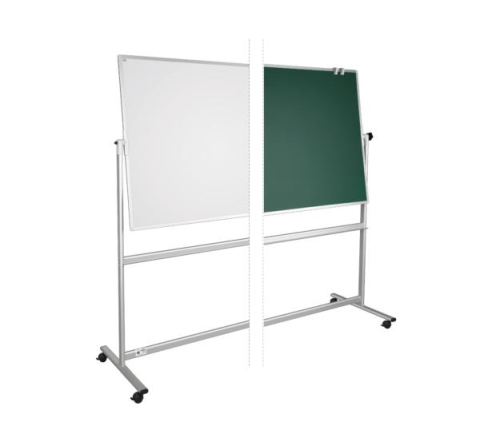 Totul pentru copii - Tabla mobila combinata verde/alb 170×100 