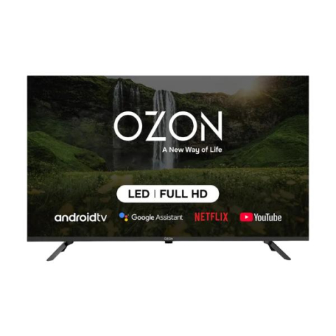 Телевизоры - Телевизор 40" LED SMART OZON 1920x1080 FHD Android TV черный