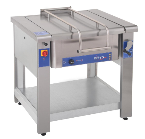 Plite electrice - Tigaie basculantă electrică, bol fontă, 40 L