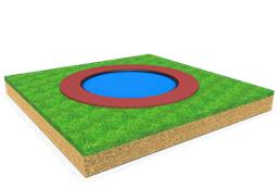 Trambulină - Trambulină rotundă