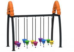 Trambulină - Traseu curbat tip ciupercă