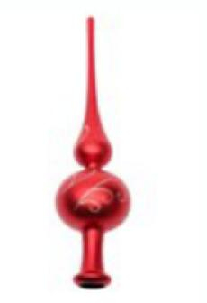 Дом и сад - Красная верхушка для елки 29 см