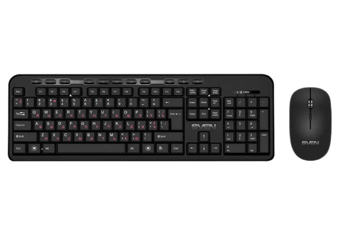 Calculatoare și laptopuri - Wireless Keyboard + Mouse SVEN