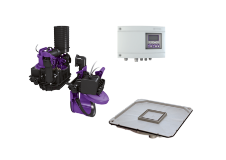 Clapete cu blocare electrica si gravitationala - KIT CONVERSIE CLAPETA REFULARE PUMPFIX M UNDERFLOOR