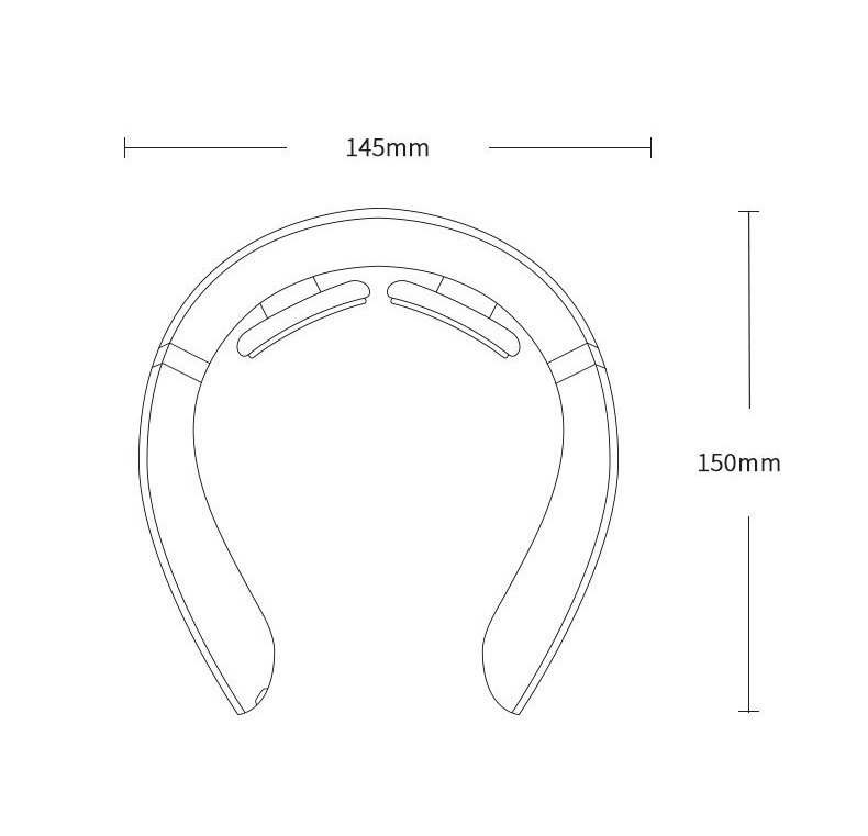 Aparat de Masaj Cervical Multifunctional 3D Clavi, Portabil, Impulsuri Electromagnetice, Telecomanda si Voce, pentru Dureri de Gat si Spate, 5 Moduri de Masaj, 16 Nivele de Intensitate, Alb [9]