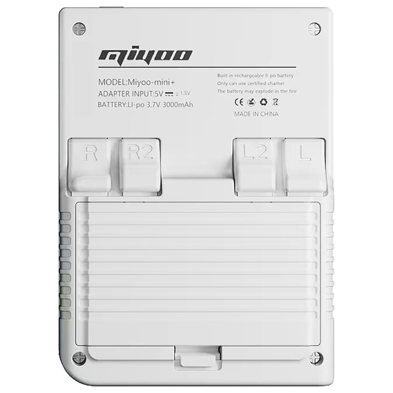 Consola de joc Miyoo Mini Plus, culoare alba, portabila, suport pentru 15+ emulatoare retro [2]