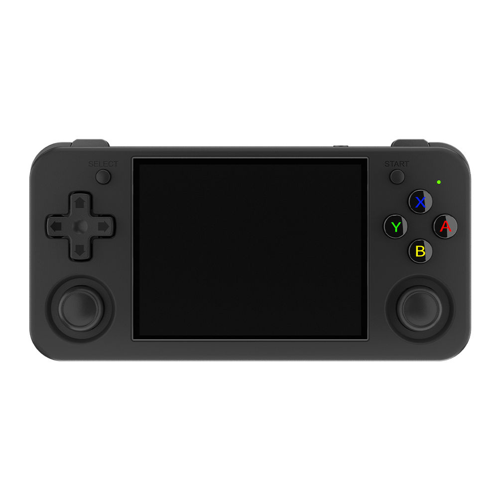 Consola portabila retro ANBERNIC RG35XX H cu jocuri, quad core Cortex-A53 1.5GHz, 1GB LPDDR4, IPS LCD 3.5" 640x480, 3300 mAh, WiFi 5, Bluetooth 4.2, negru [2]