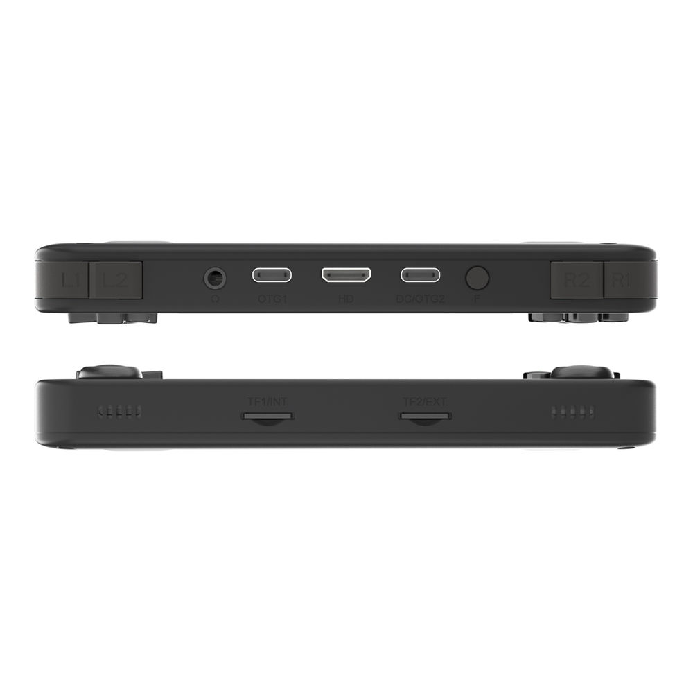 Consola portabila retro ANBERNIC RG35XX H cu jocuri, quad core Cortex-A53 1.5GHz, 1GB LPDDR4, IPS LCD 3.5" 640x480, 3300 mAh, WiFi 5, Bluetooth 4.2, negru [4]