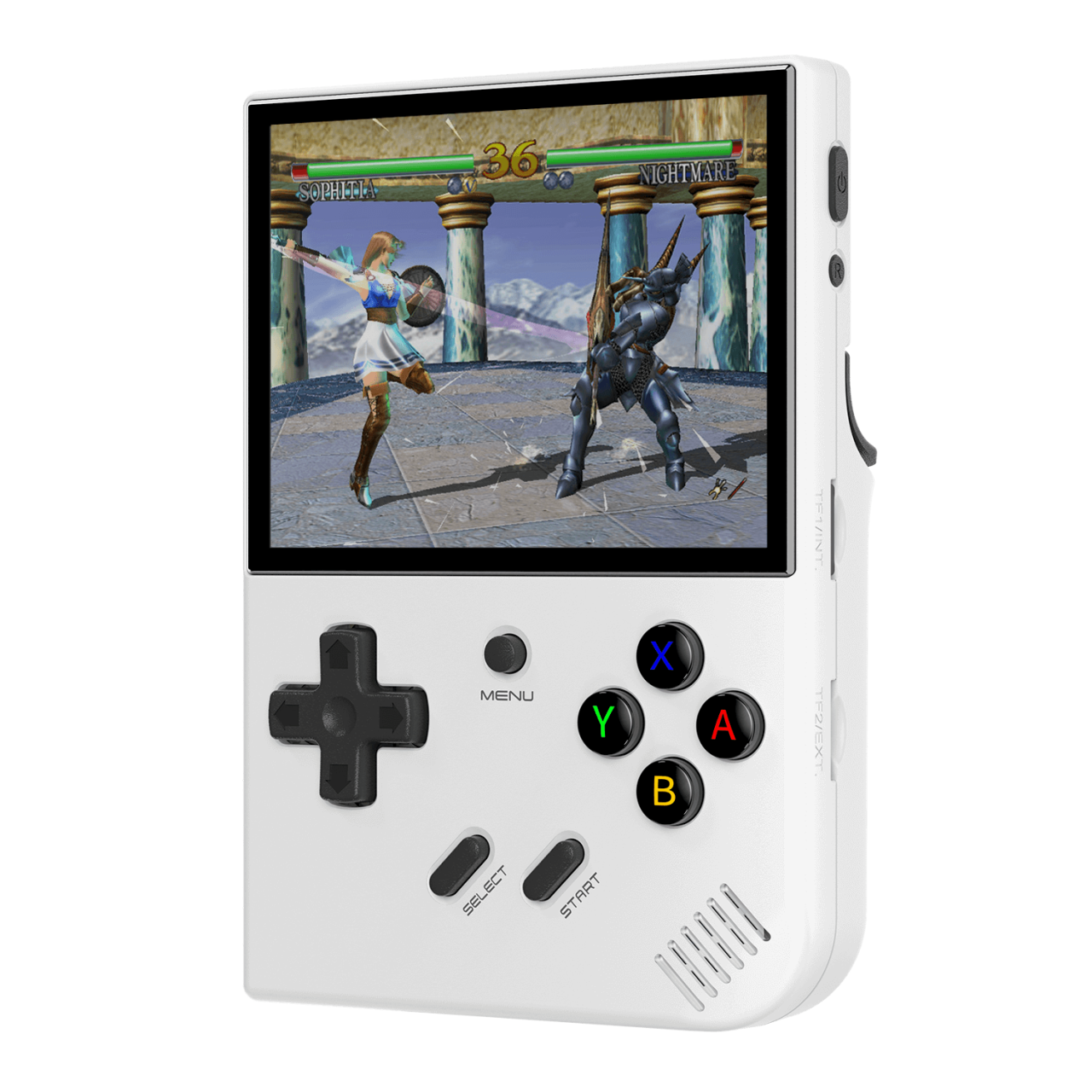 Consola retro portabila ANBERNIC RG35XX PLUS 64GB cu jocuri, quad core 1.5GHz, 1GB LPDDR4, IPS LCD 3.5" 640x480, 3300 mAh, WiFi 5, Bluetooth 4.2, alba [11]